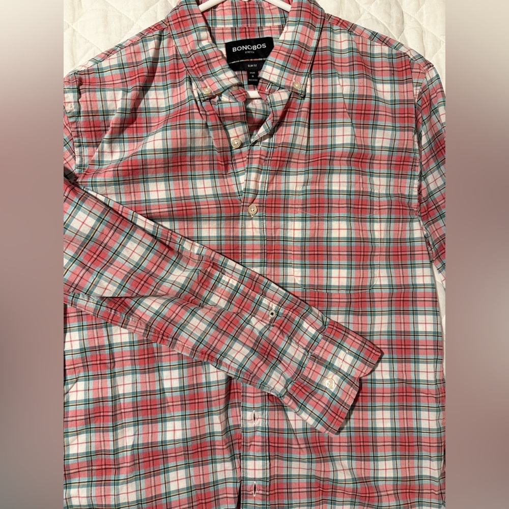 Bonobos Plaid Button Down Shirt